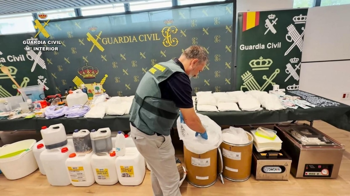 El 'cocinero' de speed detenido por la Guardia Civil viajaba desde Granada para alimentar una fábrica capaz de producir 200 kilos semanales