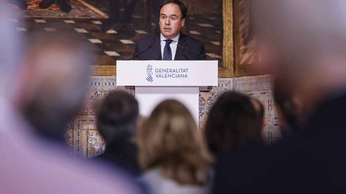 El presidente de la Generalitat Valenciana, Juanfran Pérez Llorca.