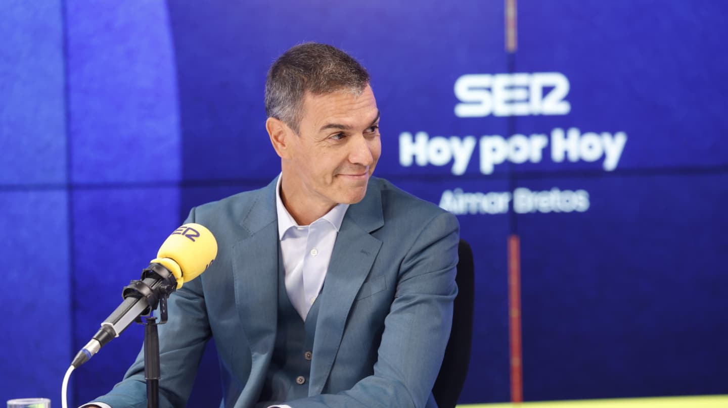 Pedro Sánchez en la Ser el pasado lunes.