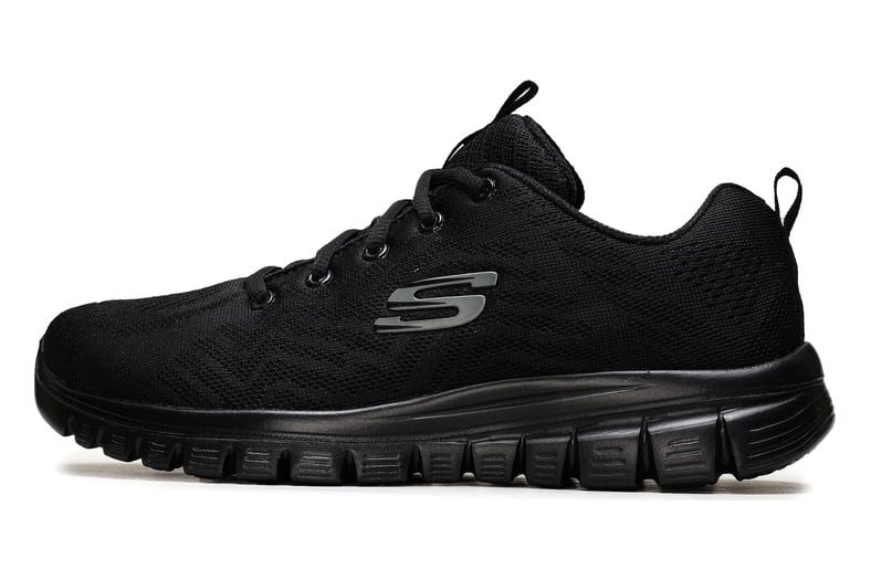 Zapatillas Skechers Graceful Get Connected de mujer en negro