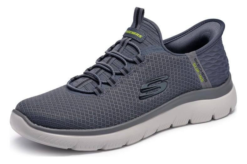 Zapatillas Skechers Slip-ins Summits High Range de hombre en gris sin cordones