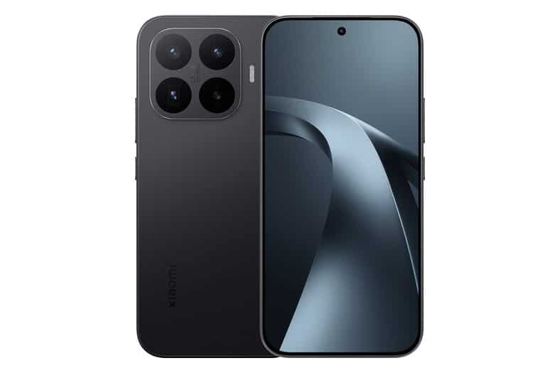 Móvil Xiaomi 17T en color negro con su módulo de tres cámaras Leica