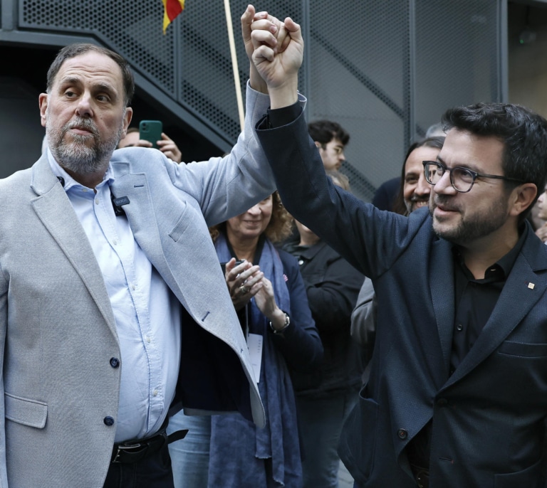 Junqueras celebra la amnistía ante lo que califica de "represión brutal e innecesaria"