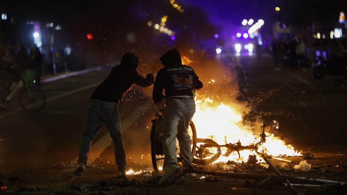 Disturbios el sábado en Barcelona