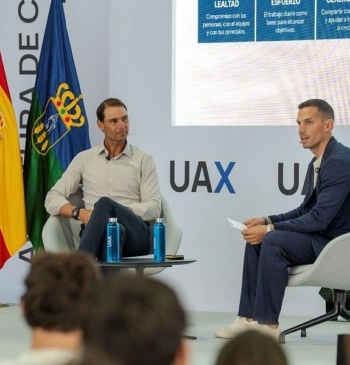 Rafa Nadal inaugura el curso 2026-2027 en la Escuela Universitaria UAX