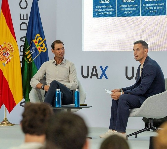 Rafa Nadal inaugura el curso 2026-2027 en la Escuela Universitaria UAX