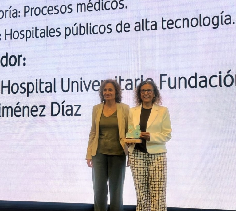 La Fundación Jiménez Díaz gana por cuarto año seguido el premio BSH en procesos médicos entre los hospitales públicos de alta tecnología