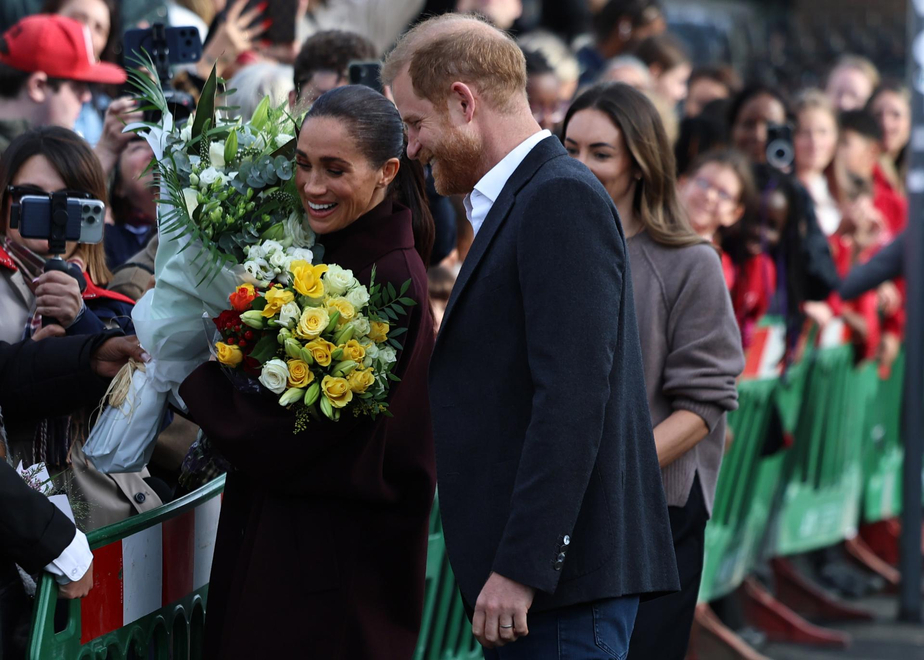 Harry y Meghan en su visita a Nottingham este octubre tras volver a Reino Unido el pasado agosto