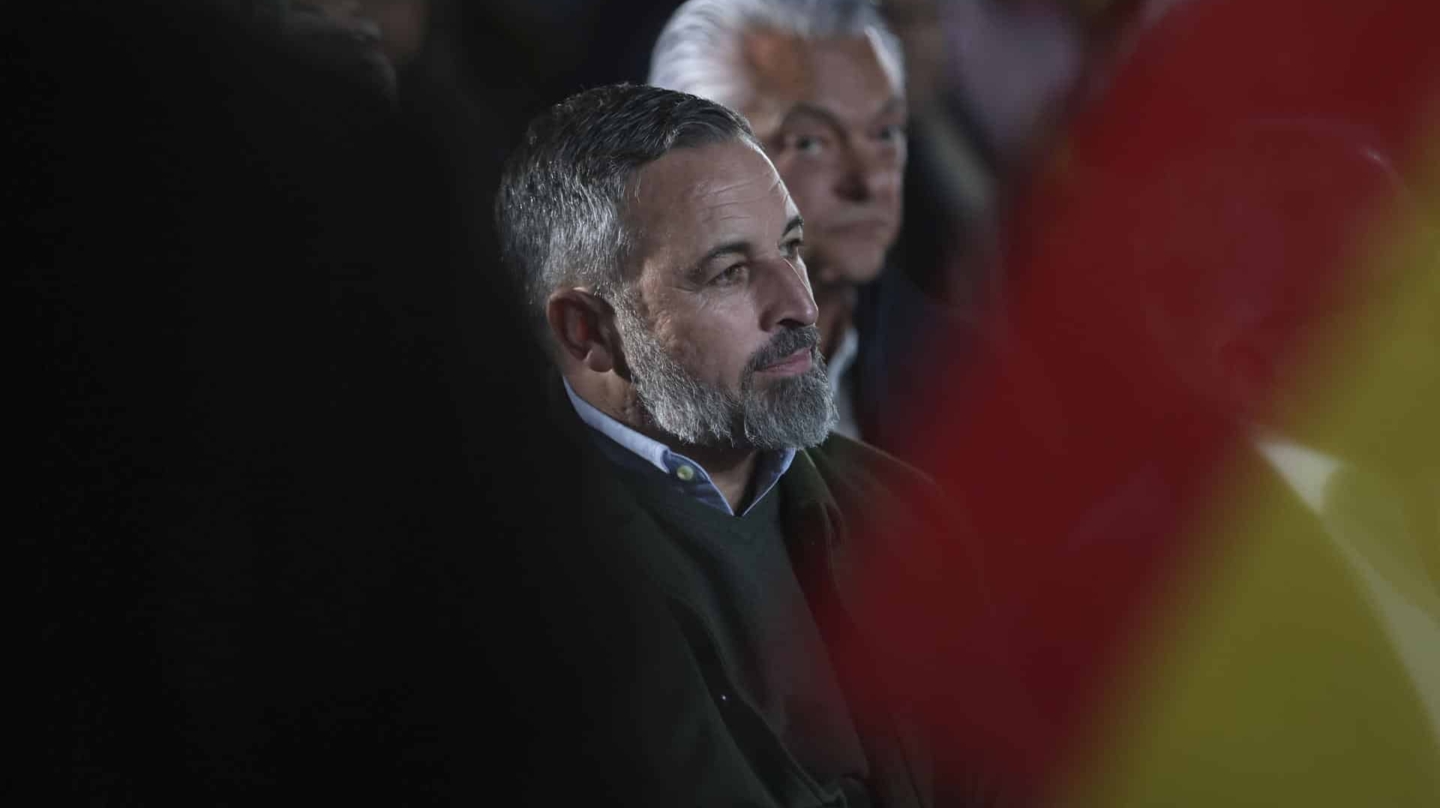 El presidente de Vox, Santiago Abascal, participa en un acto público de su formación este martes en Zamora