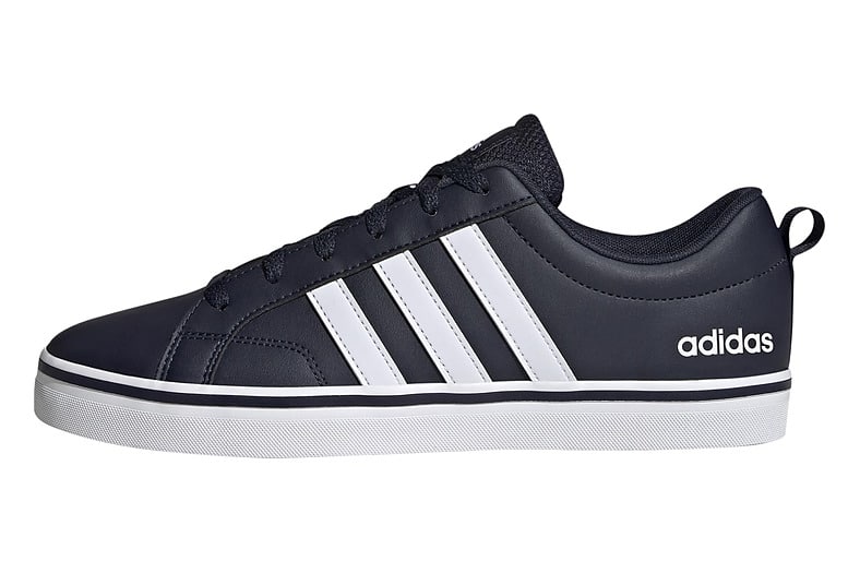 Zapatillas casual adidas VS Pace 2.0 en azul marino con las 3 rayas blancas, unisex