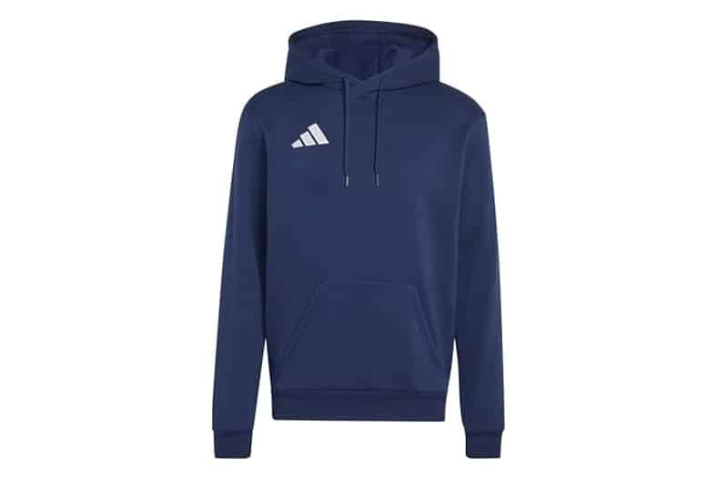 Sudadera con capucha adidas Entrada26 de hombre en rojo con detalles blancos