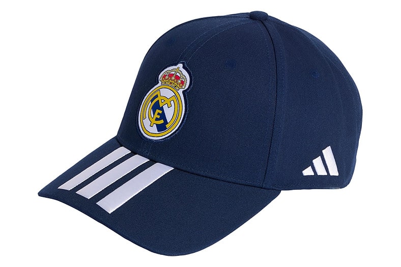 Gorra adidas del Real Madrid unisex en azul marino con el escudo blanco cosido