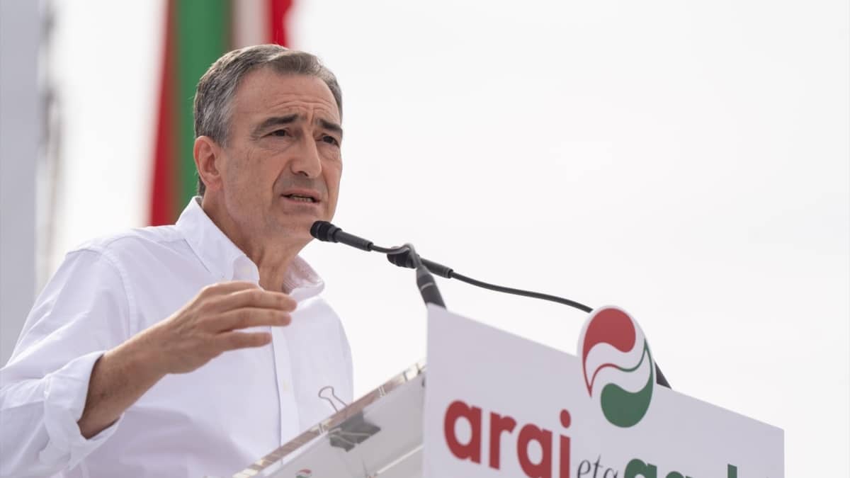El presidente del PNV, Aitor Esteban.