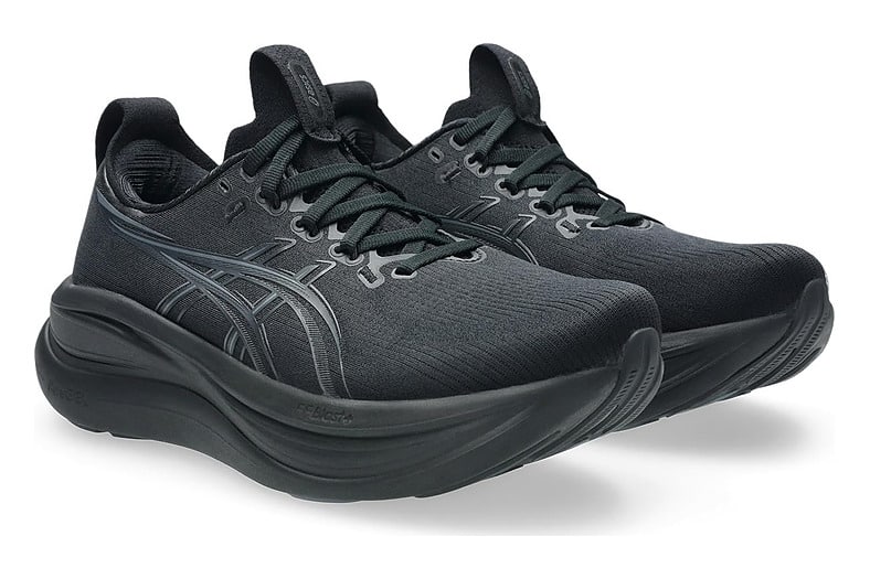 Zapatillas de running ASICS Gel-Nimbus 28 en negro y gris grafito