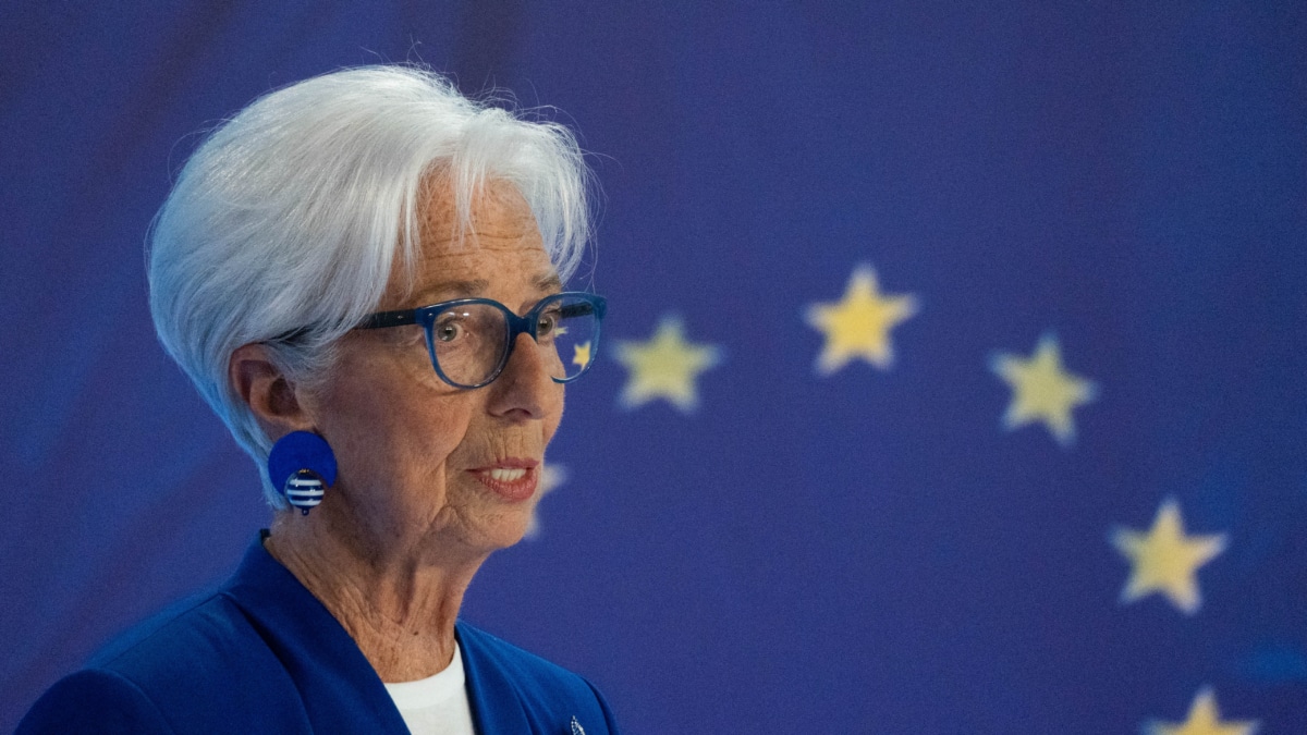 La presidenta del Banco Central Europeo, Christine Lagarde