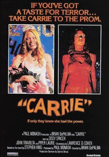 Cartel de la película 'Carrie' en su primera versión (1976), dirigida por Brian De Palma