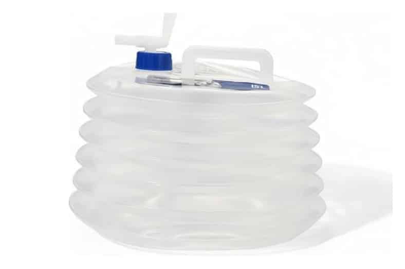 Mejores depósitos de agua portátil para camping: guía de compra 2026 1 Motor16 cubo de agua plegable con grifo Motor16