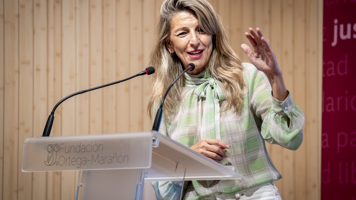 La ministra de Trabajo y Economía Social, Yolanda Díaz