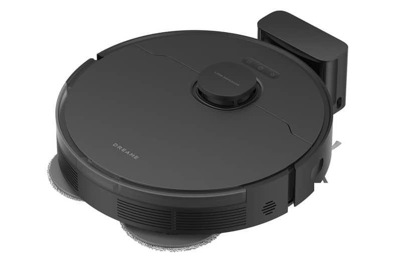 Robot aspirador y friegasuelos dreame L10s Pro Gen 3 en negro con su base de carga