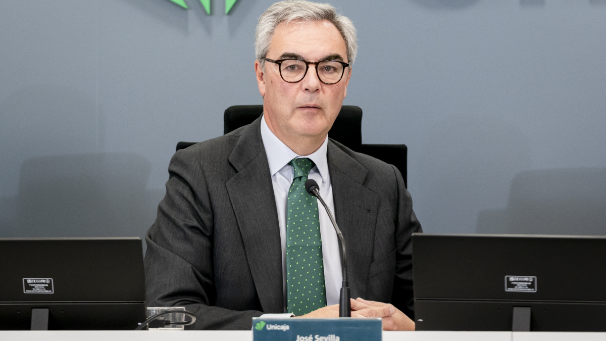 El presidente de Unicaja, José Sevilla.