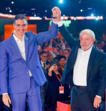 Sánchez se anima con Lula (y con cualquier cosa)