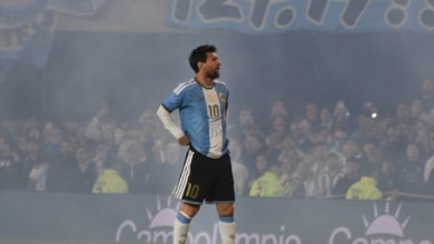 El anticlímax en la despedida de Messi: Sancor Seguros y el polémico show de drones que lo hizo chutar con la derecha