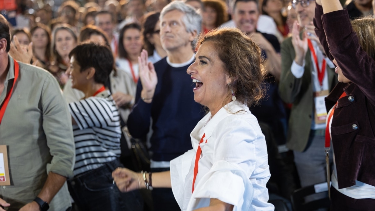 María Jesús Montero, en el Comité Federal del PSOE en Fuenlabrada.