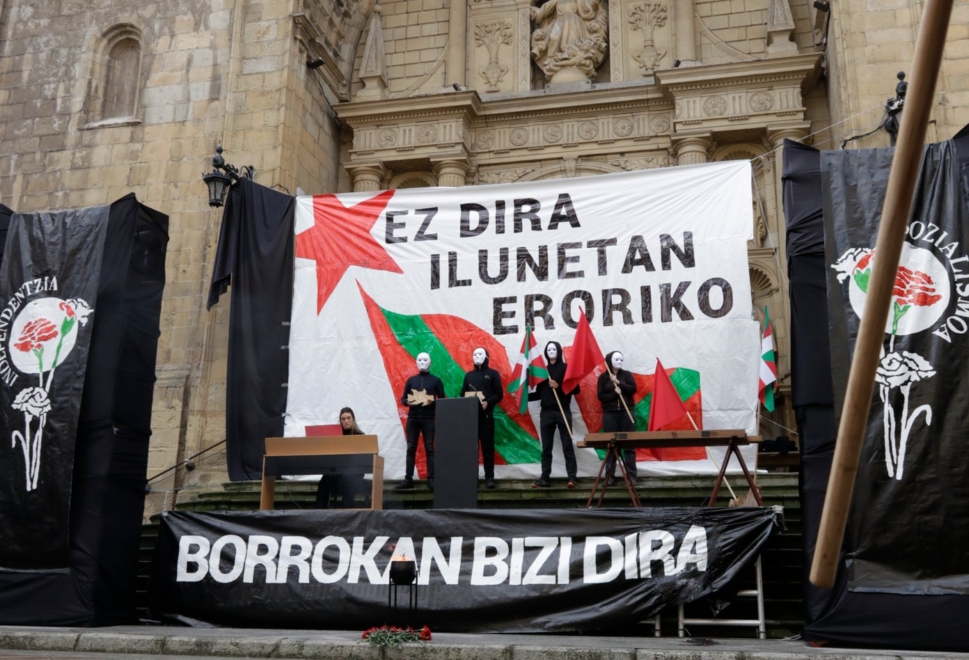 Acto organizado por Jardun en memoria de los presos de ETA.