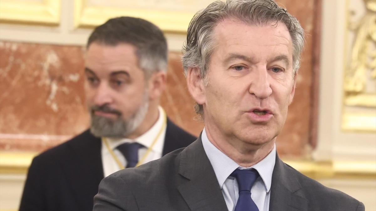 Santaigo Abascal El pacto de no agresión entre Feijóo y Abascal para superar el revés de ...