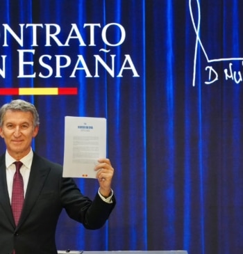 'Contrato con España': Feijóo se compromete a convocar elecciones si encadena dos [...]