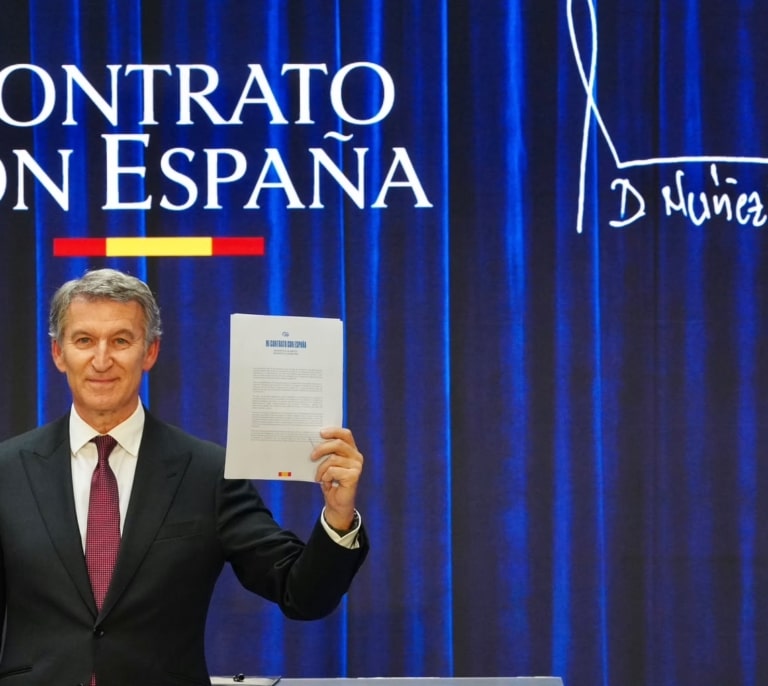 'Contrato con España': Feijóo se compromete a convocar elecciones si encadena dos años sin Presupuestos