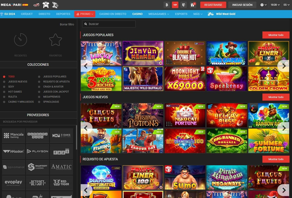 MegaPari casino online Argentina