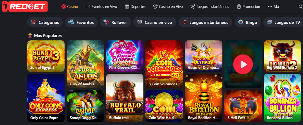 1RedBet casino online Argentina