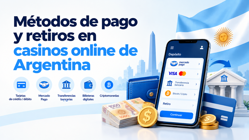 Métodos de pago en casinos online de Argentina