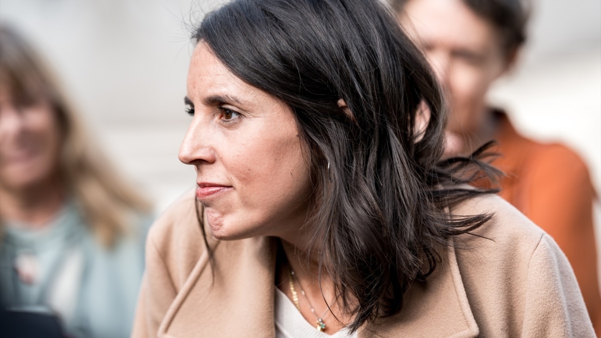 La candidata de Podemos a la presidencia del Gobierno, Irene Montero