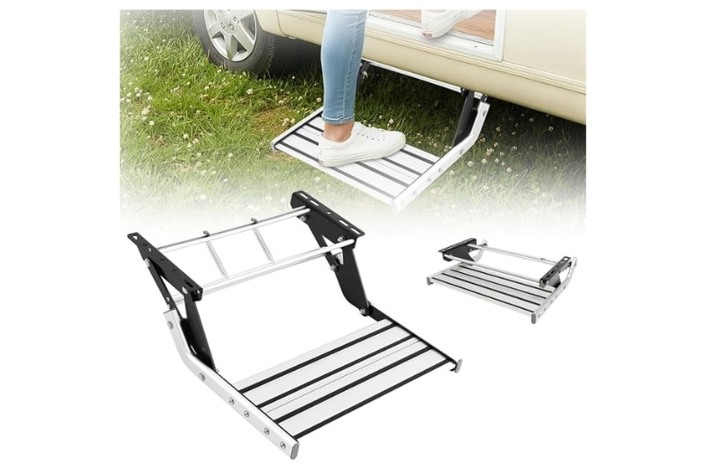 Mejores escalónes plegables camper: doble o instalado - comparativa 2026 5 Motor16 lkhdong peldanos para caravana trittstufe Motor16