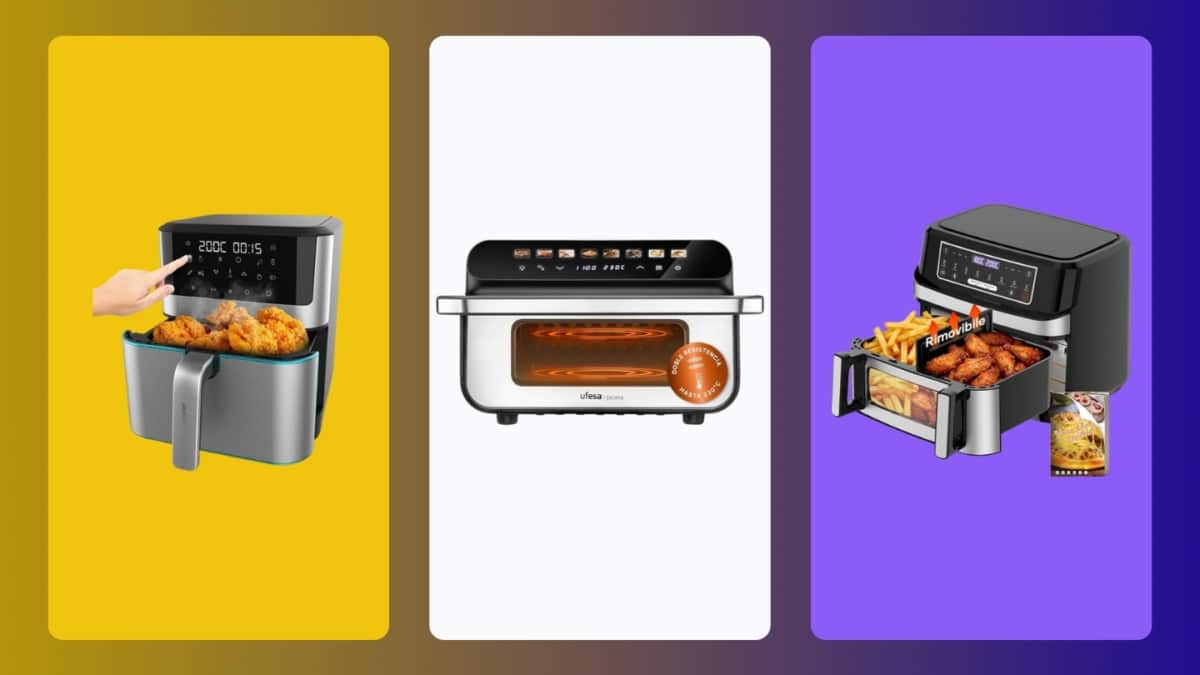 Mejores air fryers para dos personas, freidora de aire pequeña
