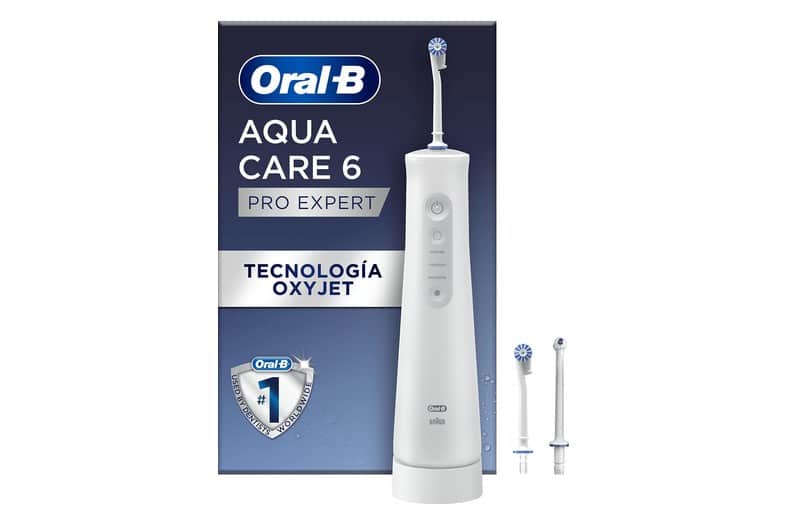 Irrigador dental inalámbrico Oral-B Aquacare Pro-Expert blanco