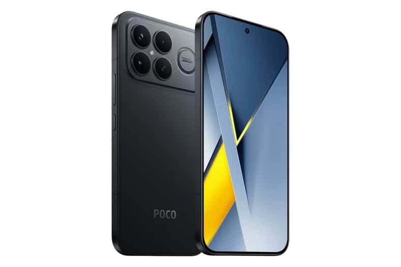 Móvil POCO F8 Ultra 5G en color negro con triple cámara trasera