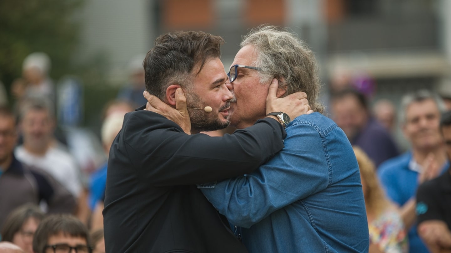 Gabriel Rufián y Joan Tardá en una imagen de archivo