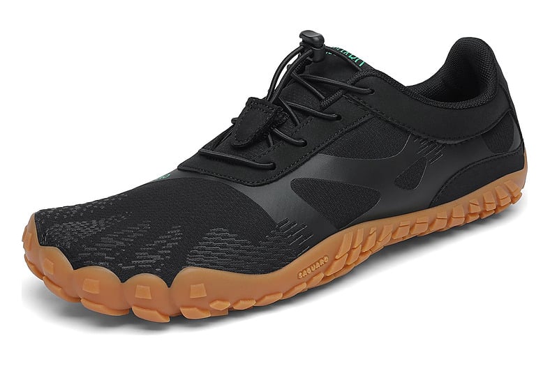Zapatillas minimalistas Saguaro Traaalff-K13 en negro con puntera ancha, unisex
