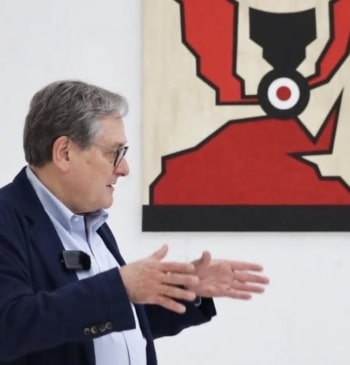 Francisco Marhuenda en su exposición "Centro"