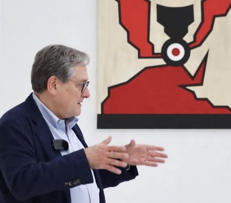 Marhuenda, pintor: la abstracción geométrica del director de La Razón que ya se puede ver en Madrid