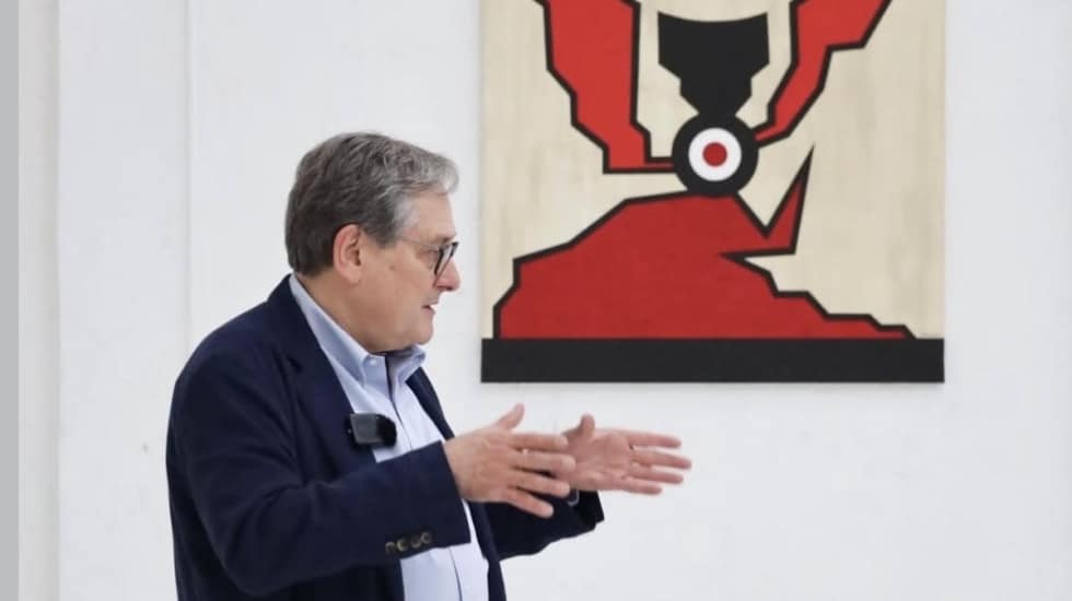 Marhuenda, pintor: la abstracción geométrica del director de La Razón que ya se puede ver en Madrid