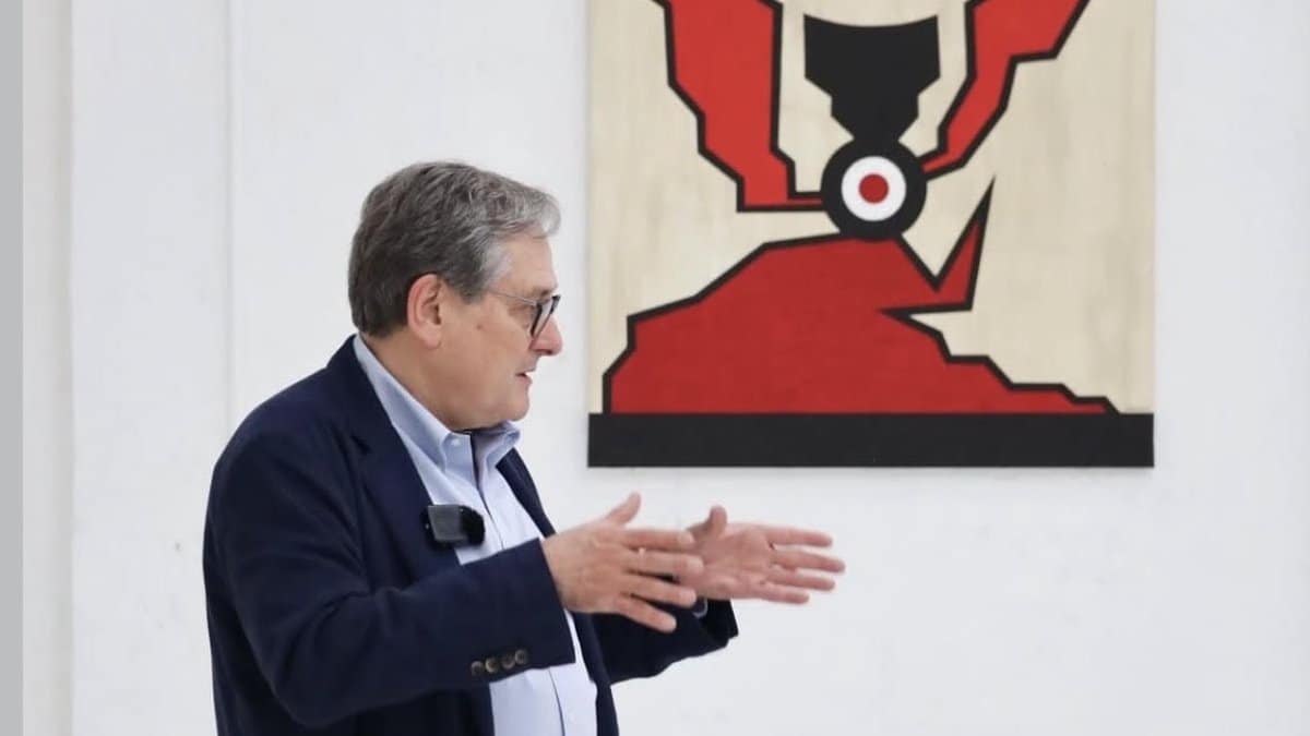 Francisco Marhuenda en su exposición "Centro"