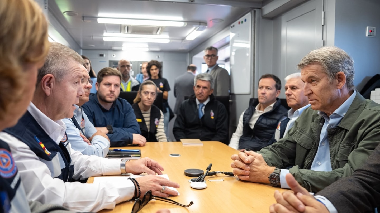 Feijóo se ha reunido esta mañana en Urda con García Page