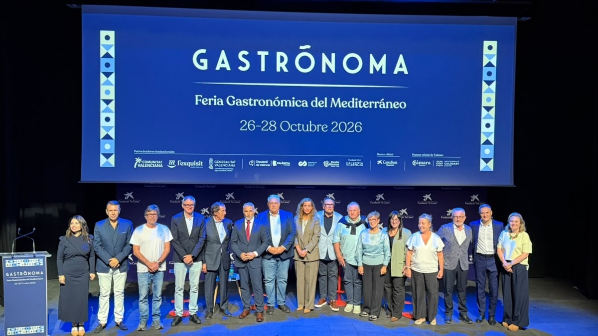 Gastrónoma 2026 reunirá en Valencia a profesionales y divulgadores del sector gastronómico