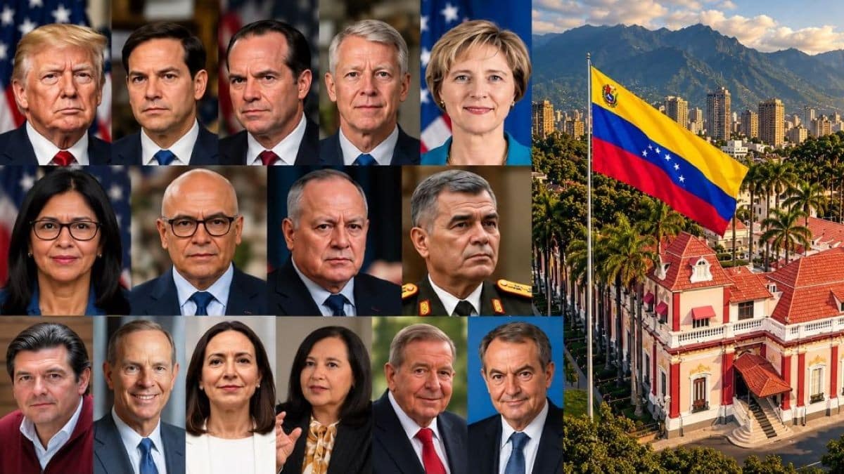 El Instituto Coordenadas identifica a los 15 personajes clave de la transición venezolana, 300 días después de la caída de Maduro