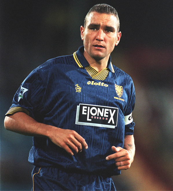 Vinnie Jones en su etapa como jugador del equipo de fútbol AFC Wimbledon