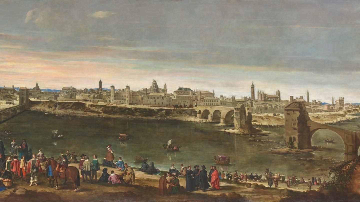 'Vista de Zaragoza' (1647), de Juan Bautista Martínez del Mazo.